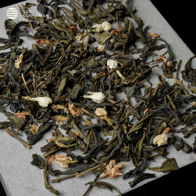 Phẩm trà Xanh Hoa Lài — hoa lài ướp 3%